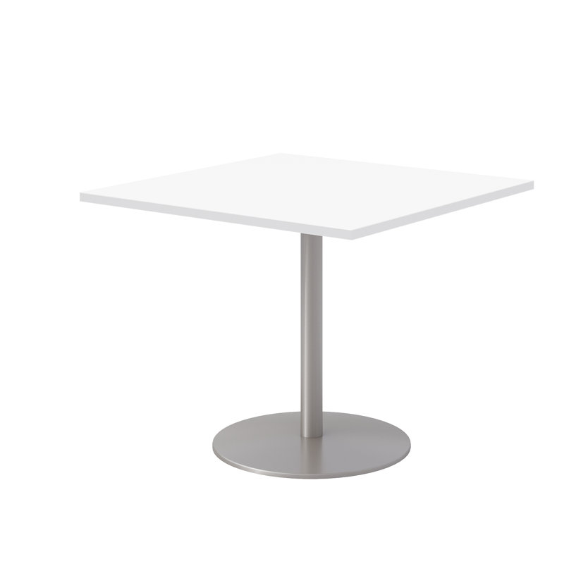  Bar Height Dining Table, Designer White, 29" H x 36" L x 36" W