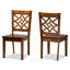 Chaise d'appoint en bois massif Annorah-749472367