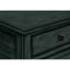 Accent Table With Blue Veneer - Practical Storage Solution For Home Decor Side Drawer Antique Living Room