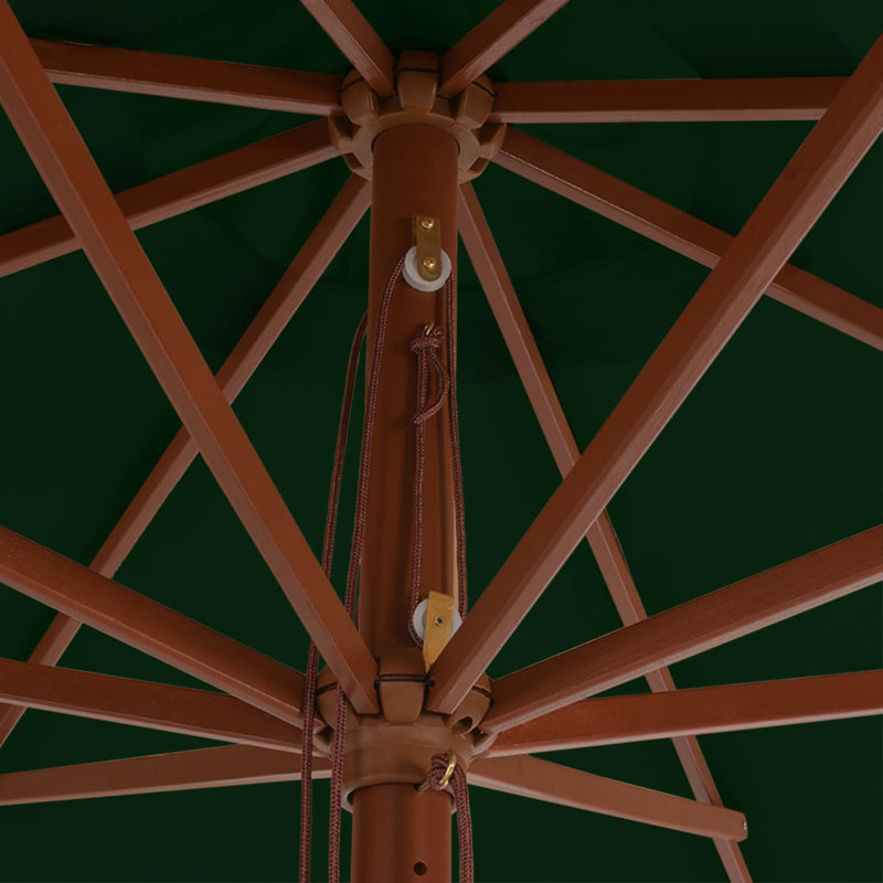 Parasol de plage 137,8 "x 137,8" Behar, Vert