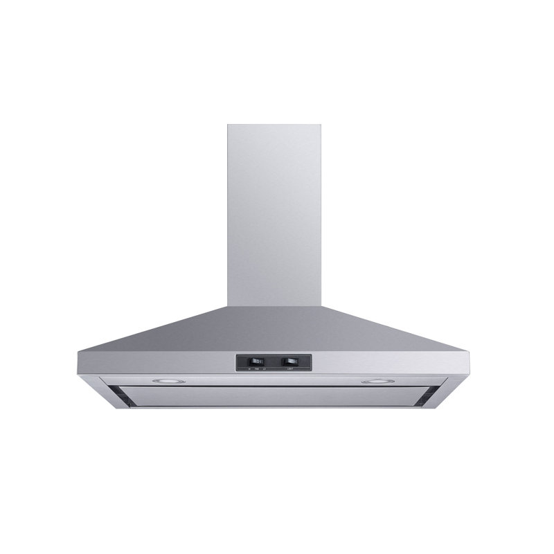 Hotte murale convertible 30 pouces 300 CFM en acier inoxydable avec filtre inclus