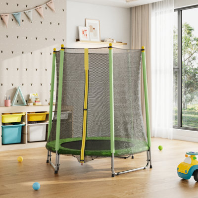 Coissy Metro Lane ft Hexagon Backyard Trampoline with Safety Enclosure