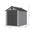Remise de jardin en plastique 6 * 8Ft - et installation de jardin moderne
