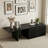 Extendable Tv Stand For 75" Tv, Entertainment Center With Storage, Modern Media Console For Living Room - Black  (60.6"-84.3" Extendable)-1548825745
