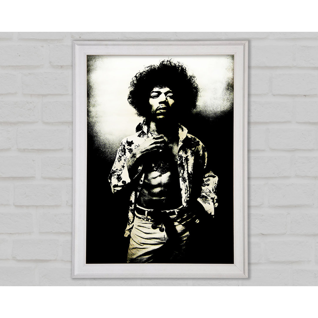 Jimi Hendrix Foxy - Druck