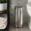 Stainless Steel Concealed Toilet Roll Holder Stand Storage with Lid, Holds 3 Rolls