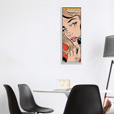 I Don't Understand 1 Piece Panoramic Wall Art on Canvas
