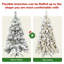  Arbre de Noël artificiel enneigé-784569924