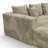 108" Oversized L-Shaped Boneless Modular Sectional Sofa Couch with Reversible Chaise and Ottoman, Corduroy Brown Beige-1785635894-1785683356