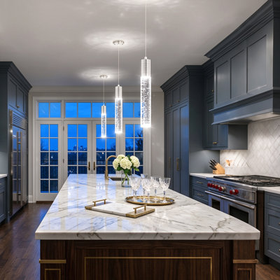 LED Linear Corner Pendant for Kitchen Island