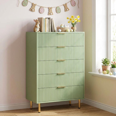 70.1 cm W Chest of 5 Drawers