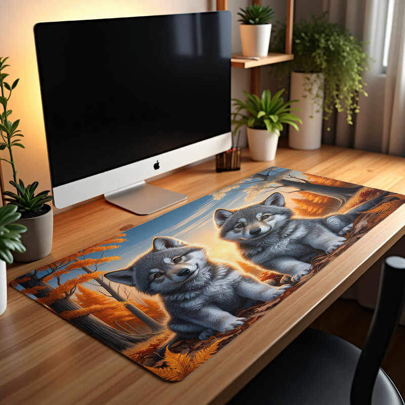 Polyester Desk Pad, 23.6x13.8