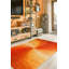 Tapis orange à motif abstrait tourbillon orange et élégant pour ajouter une touche moderne et vibrante à votre décor de salon, de chambre à coucher, de bureau ou de maison-834164450