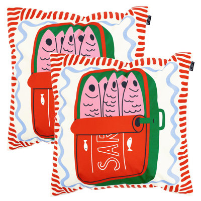 2 Pack Cushion 43x43cm