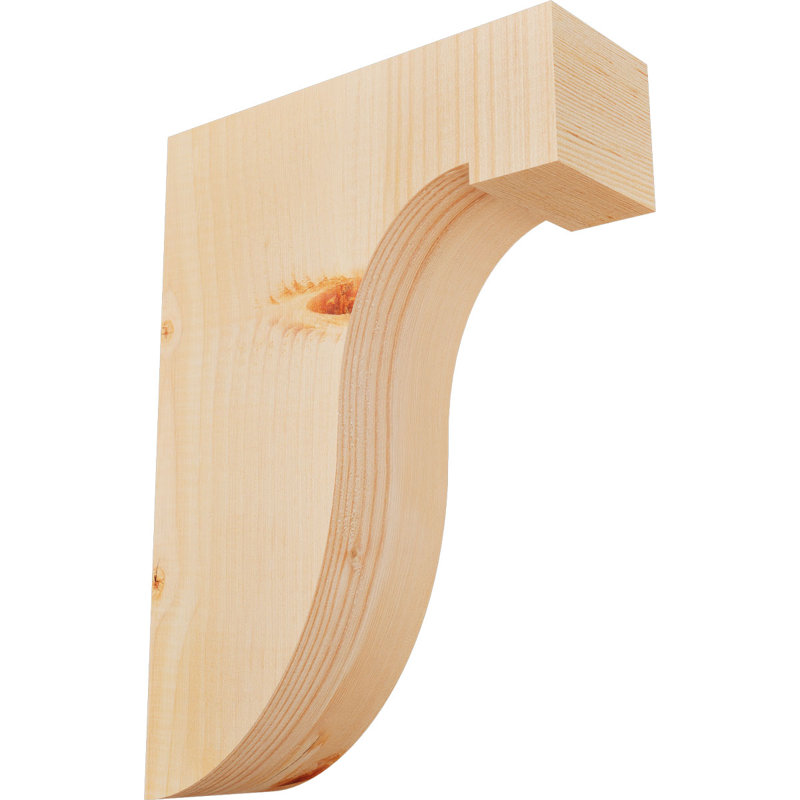 Del Monte Corbel, H 14 po x l 3,5 po x P 10 po, Sapin de Douglas, Lisse