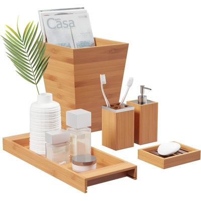 Bamboo Vanity Accessories