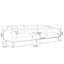 Causeuse coussin en similicuir noir