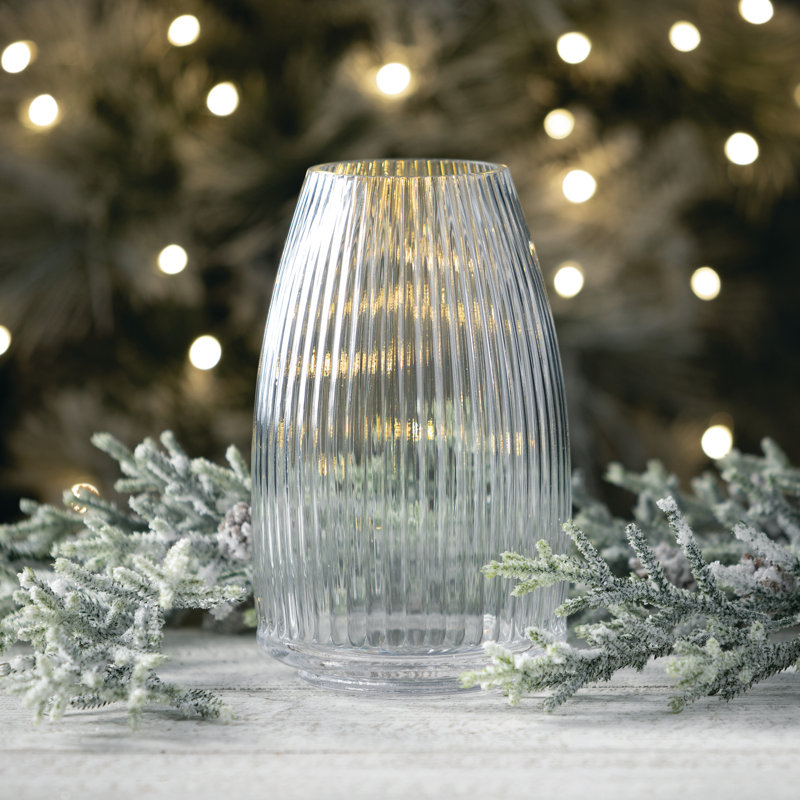 Ruebin Glass Table Vase, Clear