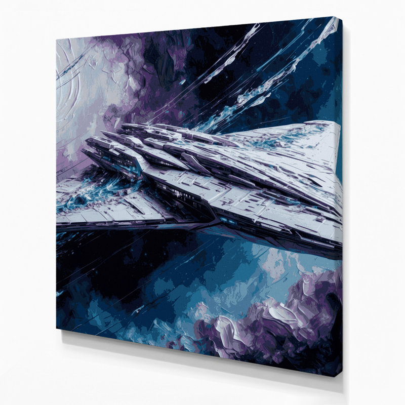 Art mural sur toile Space Futuristic