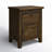 Montanca Acacia Solid Wood Rustic Nightstand with Drawer & Storage Cabinet-1995047735