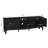 67" Mid-Century Modern TV Stand with Storage Cabinets & Open Shelves, Retro Entertainment Center with Solid Wood Leg, Holds TVs up to 75"-822544800