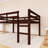 Wood Frame Full Size Loft Bed With Ladder-1061361182-1061361153
