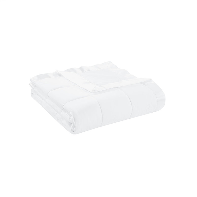 Couverture légère en duvet synthétique, Blanc, Très grand lit