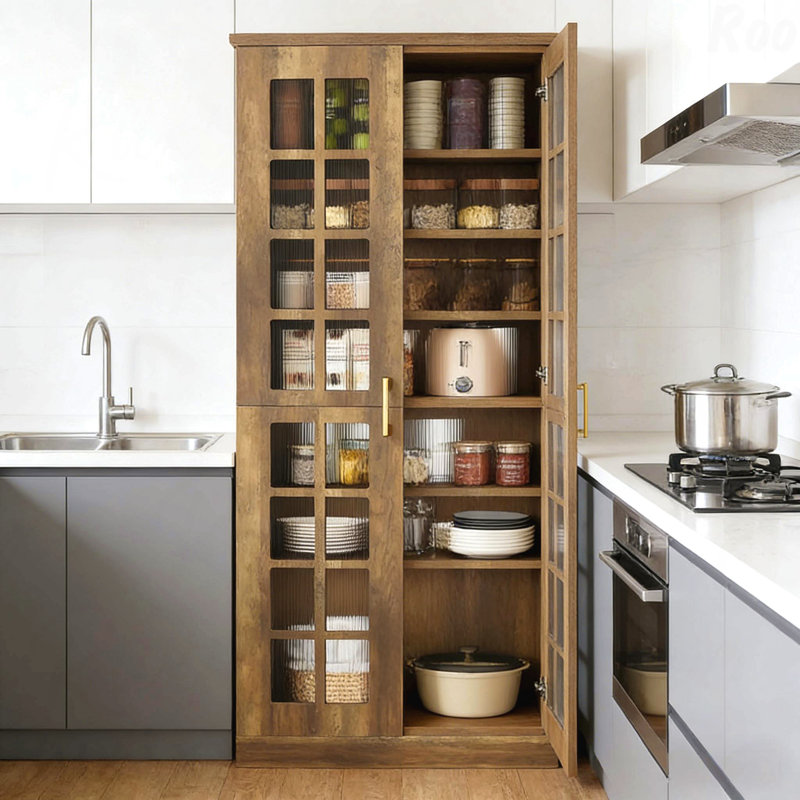 Armoire de rangement haute et spacieuse