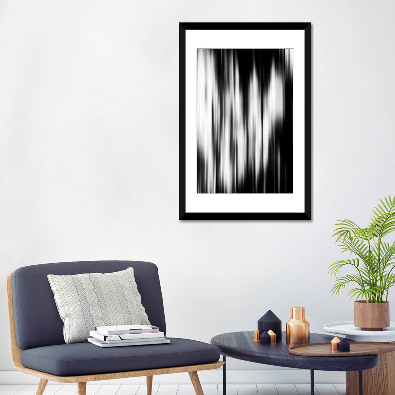 « flashing of memory », reproduction d’impression sur toile, Papier d'art encadré noir, Blanc, H 24 po x l 16 po x P 1 po