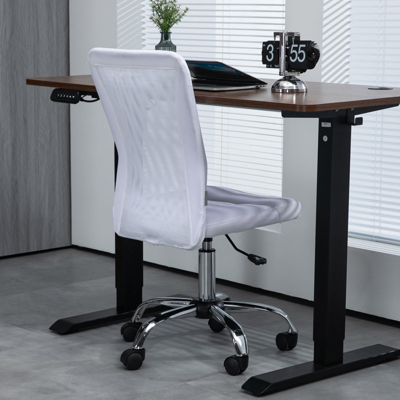Hayre Polyester Office Chair, White