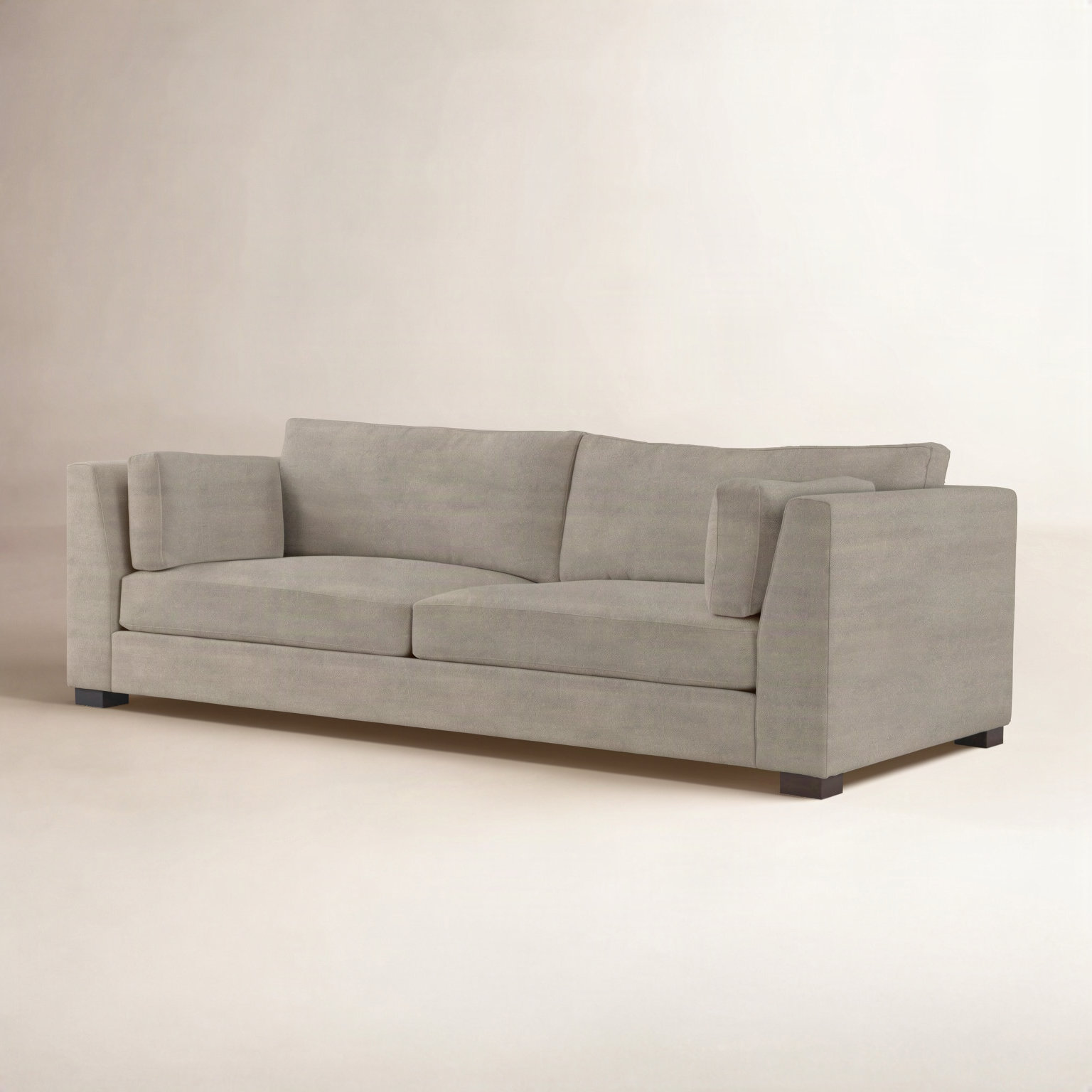 Paris 84.02'' Upholstered Sofa, Sand Fabric