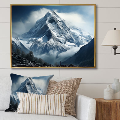 French Mountain Peaks, reproduction d'art sur toile