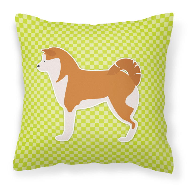 Coussin décoratif intérieur/extérieur akita, H 18 po x l 18 po x P 3 po, Vert