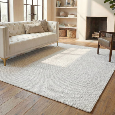 Marina Handmade Flatweave Ivory Area Rug 