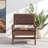 Marsida Faux Leather Accent Chair