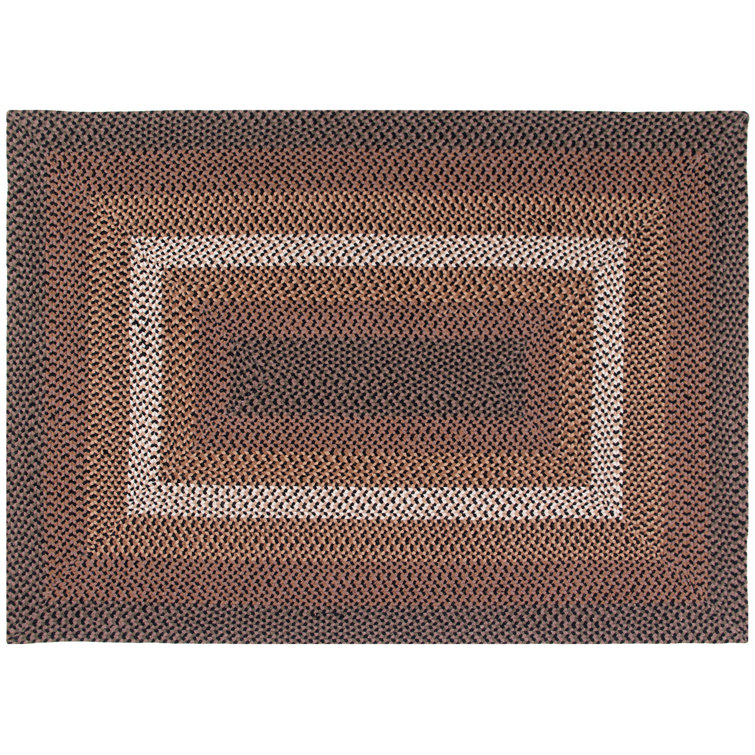 August Grove® Monnie Geometric Reversible Braided Indoor Farmhouse Area ...
