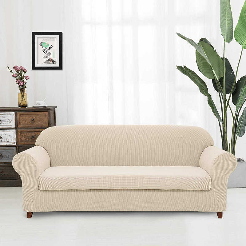 Housse pour coussin carré, Blanc, H 42 po x l 70 po x P 42 po