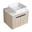 Meuble-lavabo flottant 24 po avec vasque en céramique blanche 24 po-129504473-129504476-129504477