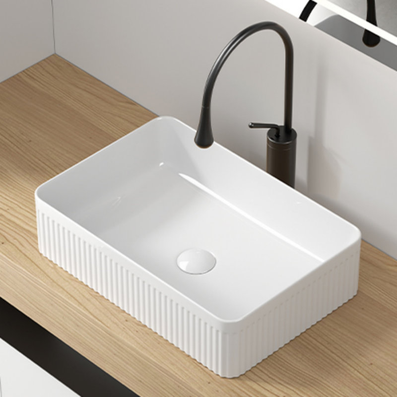 Countertop Basin Rectangular Ceramic Countertop Basin Modern Bathroom Vanity Art Basin