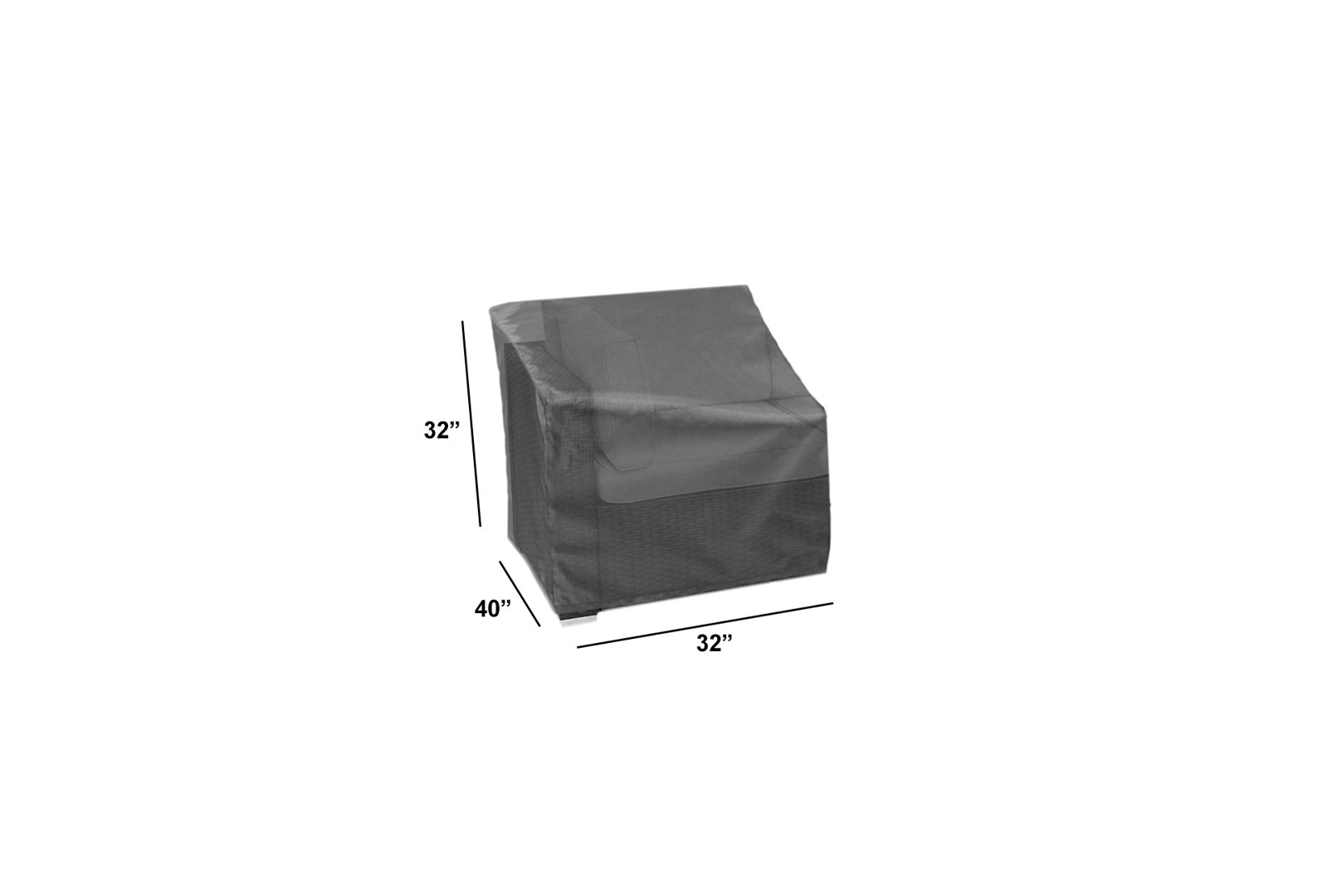Almita 32" Outdoor Patio Sectional Cover