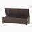 PE WICKER STORAGE BENCH