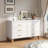 White 6-Drawer Double Dresser-757024569