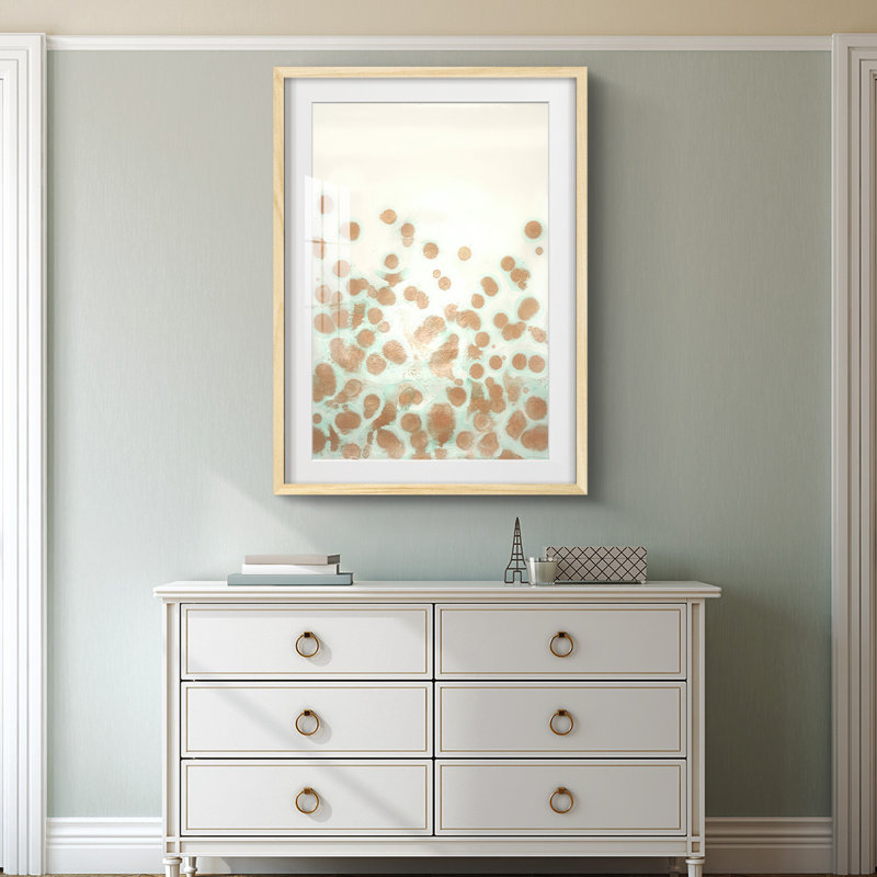 Printed Bronze Suspension Study I - Impression encadrée, Naturel, H 28,5 po x l 20,5 po