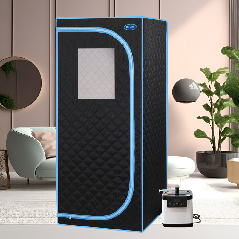Maeve Full Body Plus Steam Sauna Tent with Stainless Steel Frame & Remote Control