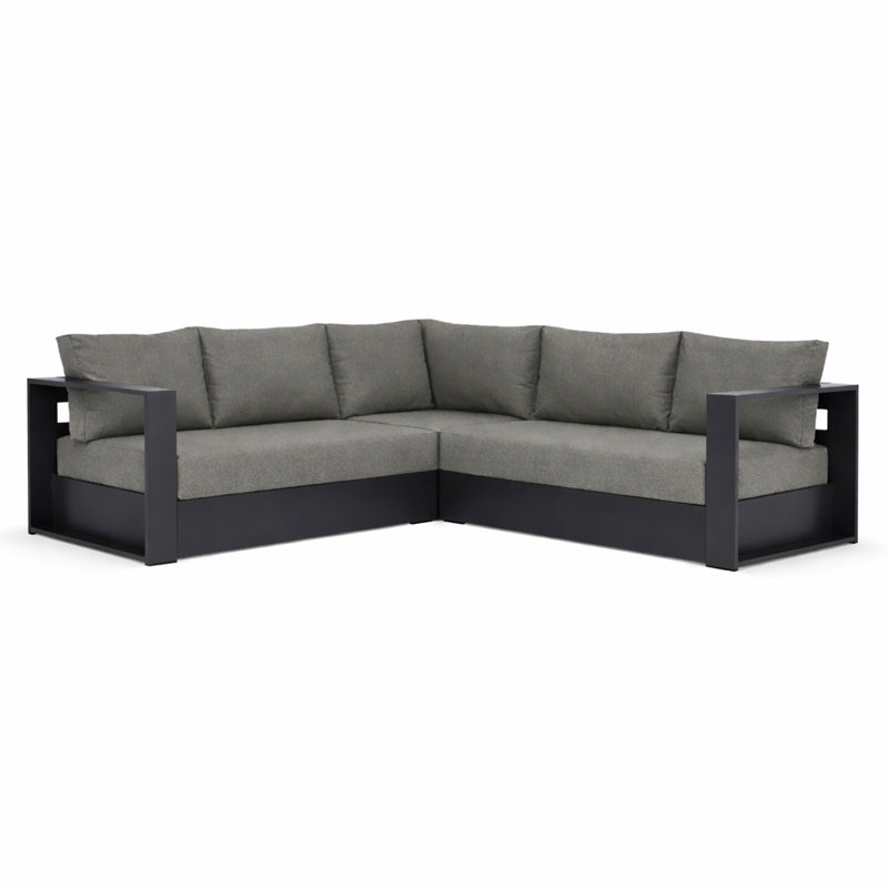Canapé modulaire d'extérieur Slow Down (gris), Gray