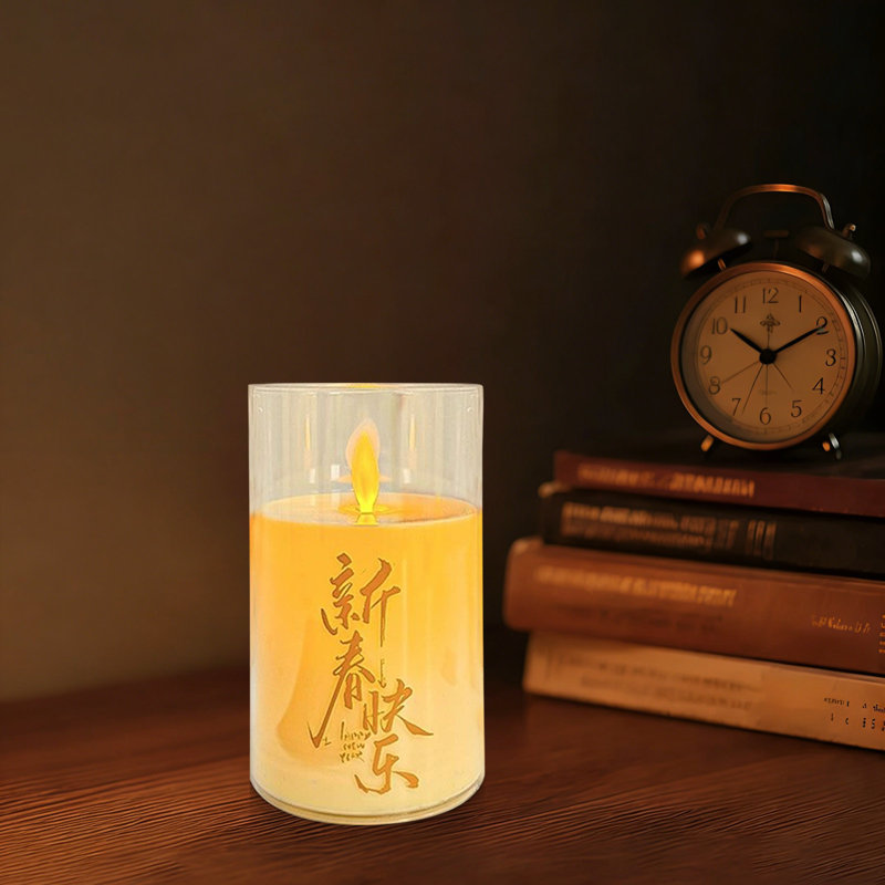 Petite lampe de chevet en acrylique Simulation