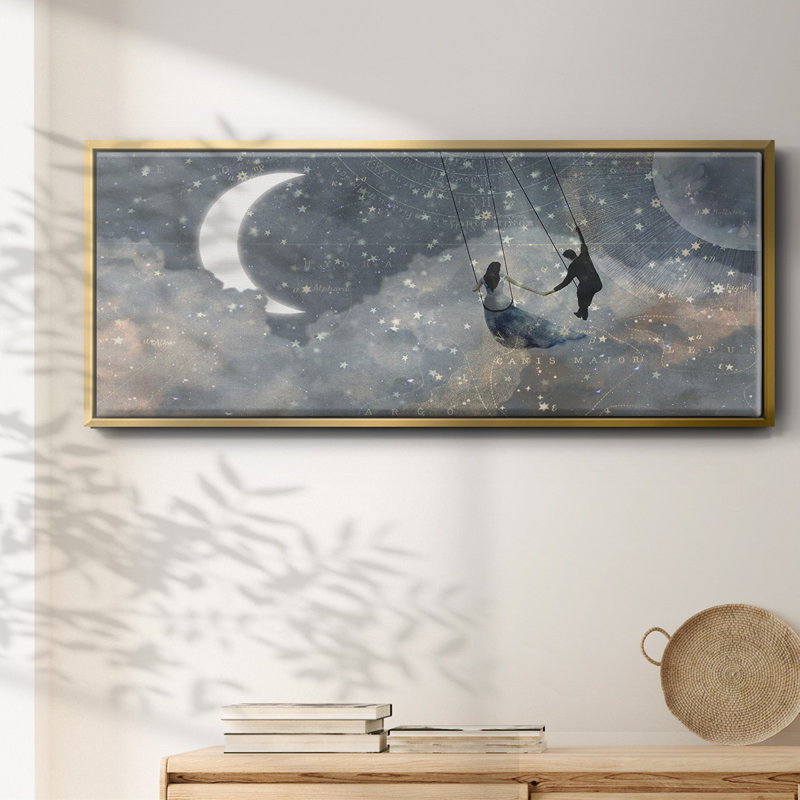Celestial Love Collection D- Framed Canvas