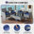 6-Piece Wicker Patio Conversation Set with Cushions — Flexible Mix-and-Match Seating for Small Outdoor Spaces-1843936046-1843936033