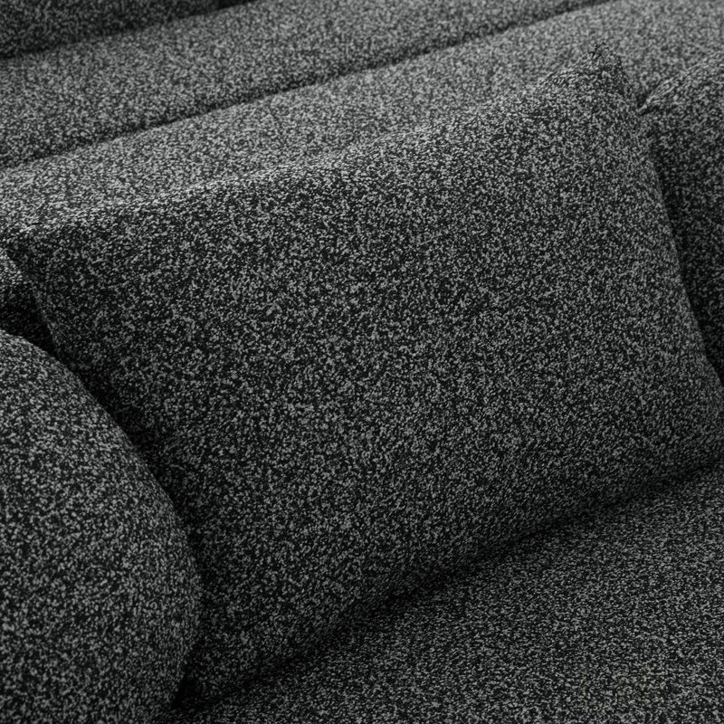 Canapé modulaire Boneless Couch, Noir