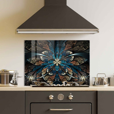 Superbe peinture murale en verre trempé 27,6 po x 39,4 po | 100% verre trempé, épaisseur: 0,16 pouce | Décoration élégante pour le salon ou le bureau, durable et facile à nettoyer, idée de cadeau parfaite